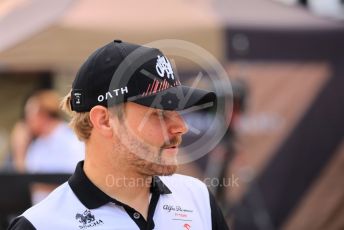 World © Octane Photographic Ltd. Formula 1 – Formula 1 – Hungarian Grand Prix - Hungaroring, Hungary. Thursday 28th July 2022 Paddock. Alfa Romeo F1 Team Orlen C42 - Valtteri Bottas.