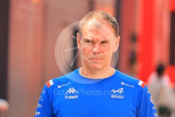 World © Octane Photographic Ltd. Formula 1 – Formula 1 – Hungarian Grand Prix - Hungaroring, Hungary. Thursday 28th July 2022 Paddock. BWT Alpine F1 Team A522 - Alpine F1 Team Sporting Director Alan Permane.