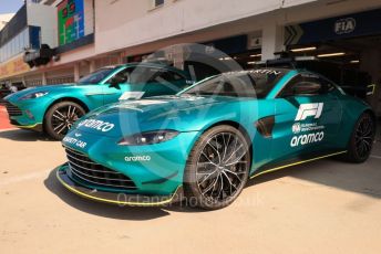 World © Octane Photographic Ltd. Formula 1 – Formula 1 – Hungarian Grand Prix - Hungaroring, Hungary. Thursday 28th July 2022 Paddock. FIA Aston Martin Safety and Medical cars.