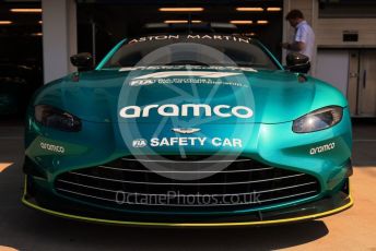 World © Octane Photographic Ltd. Formula 1 – Formula 1 – Hungarian Grand Prix - Hungaroring, Hungary. Thursday 28th July 2022 Paddock. FIA Aston Martin Safety car.