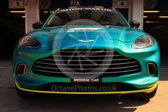 World © Octane Photographic Ltd. Formula 1 – Formula 1 – Hungarian Grand Prix - Hungaroring, Hungary. Thursday 28th July 2022 Paddock. FIA Aston Martin Medical car.