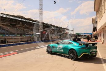 World © Octane Photographic Ltd. Formula 1 – Formula 1 – Hungarian Grand Prix - Hungaroring, Hungary. Thursday 28th July 2022 Paddock. FIA Aston Martin Safety car.