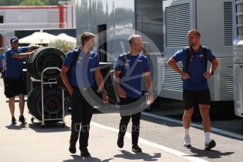 World © Octane Photographic Ltd. Formula 1 – Formula 1 – Hungarian Grand Prix - Hungaroring, Hungary. Thursday 28th July 2022 Paddock. Haas F1 Team VF-22 - Kevin Magnussen.