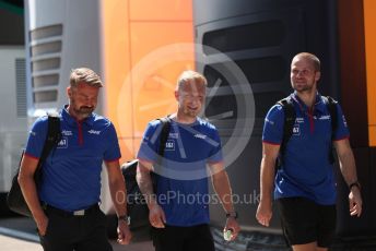 World © Octane Photographic Ltd. Formula 1 – Formula 1 – Hungarian Grand Prix - Hungaroring, Hungary. Thursday 28th July 2022 Paddock. Haas F1 Team VF-22 - Kevin Magnussen.