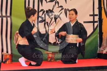 World © Octane Photographic Ltd. Formula 1 – Japanese Grand Prix - Suzuka Circuit, Japan. Friday 7th October 2022. Paddock. Japanese Tea Ceremony ladies.