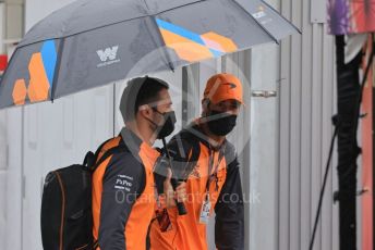 World © Octane Photographic Ltd. Formula 1 – Japanese Grand Prix - Suzuka Circuit, Japan. Friday 7th October 2022. Paddock. McLaren F1 Team MCL36 - Daniel Ricciardo.