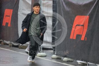 World © Octane Photographic Ltd. Formula 1 – Japanese Grand Prix - Suzuka Circuit, Japan. Friday 7th October 2022. Paddock. Scuderia AlphaTauri AT03 - Yuki Tsunoda.
