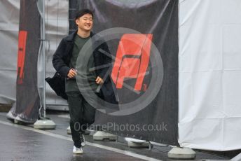 World © Octane Photographic Ltd. Formula 1 – Japanese Grand Prix - Suzuka Circuit, Japan. Friday 7th October 2022. Paddock. Scuderia AlphaTauri AT03 - Yuki Tsunoda.