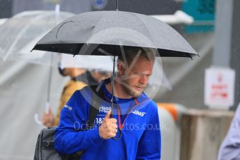 World © Octane Photographic Ltd. Formula 1 – Japanese Grand Prix - Suzuka Circuit, Japan. Friday 7th October 2022. Paddock. Haas F1 Team VF-22 - Kevin Magnussen.