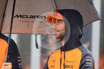 World © Octane Photographic Ltd. Formula 1 – Japanese Grand Prix - Suzuka Circuit, Japan. Friday 7th October 2022. Paddock. McLaren F1 Team MCL36 - Daniel Ricciardo.