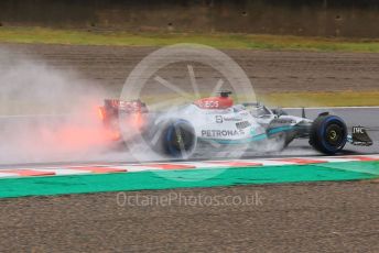 World © Octane Photographic Ltd. Formula 1 – Japanese Grand Prix - Suzuka Circuit, Japan. Friday 7th October 2022. Practice 2. Mercedes-AMG Petronas F1 Team F1 W13 - Lewis Hamilton.