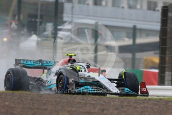 World © Octane Photographic Ltd. Formula 1 – Japanese Grand Prix - Suzuka Circuit, Japan. Friday 7th October 2022. Practice 2. Mercedes-AMG Petronas F1 Team F1 W13 - Lewis Hamilton.