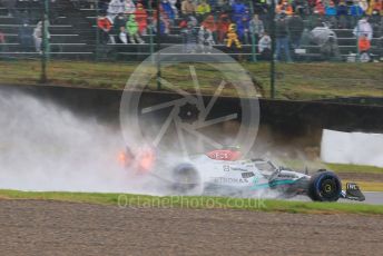 World © Octane Photographic Ltd. Formula 1 – Japanese Grand Prix - Suzuka Circuit, Japan. Friday 7th October 2022. Practice 2. Mercedes-AMG Petronas F1 Team F1 W13 - Lewis Hamilton.