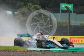 World © Octane Photographic Ltd. Formula 1 – Japanese Grand Prix - Suzuka Circuit, Japan. Friday 7th October 2022. Practice 2. Mercedes-AMG Petronas F1 Team F1 W13 - George Russell.