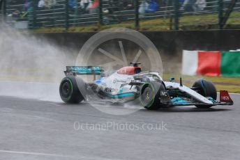World © Octane Photographic Ltd. Formula 1 – Japanese Grand Prix - Suzuka Circuit, Japan. Friday 7th October 2022. Practice 2. Mercedes-AMG Petronas F1 Team F1 W13 - George Russell.