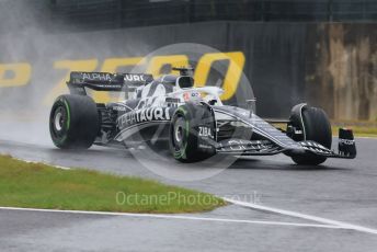 World © Octane Photographic Ltd. Formula 1 – Japanese Grand Prix - Suzuka Circuit, Japan. Friday 7th October 2022. Practice 2. Scuderia AlphaTauri AT03 - Pierre Gasly.