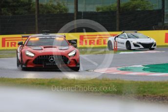 World © Octane Photographic Ltd. Formula 1 – Japanese Grand Prix - Suzuka Circuit, Japan. Friday 7th October 2022. Practice 2. F1 Mercedes Safety Car and Honda Course Car.