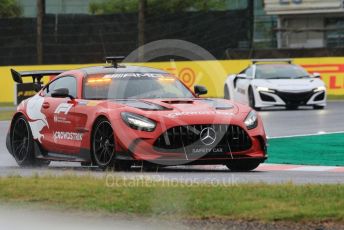 World © Octane Photographic Ltd. Formula 1 – Japanese Grand Prix - Suzuka Circuit, Japan. Friday 7th October 2022. Practice 2. F1 Mercedes Safety Car and Honda Course Car.