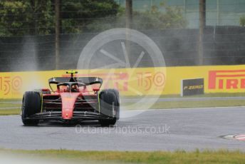 World © Octane Photographic Ltd. Formula 1 – Japanese Grand Prix - Suzuka Circuit, Japan. Friday 7th October 2022. Practice 2. Scuderia Ferrari F1-75 - Carlos Sainz.