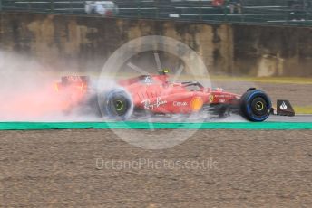 World © Octane Photographic Ltd. Formula 1 – Japanese Grand Prix - Suzuka Circuit, Japan. Friday 7th October 2022. Practice 2. Scuderia Ferrari F1-75 - Carlos Sainz.