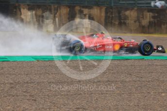 World © Octane Photographic Ltd. Formula 1 – Japanese Grand Prix - Suzuka Circuit, Japan. Friday 7th October 2022. Practice 2. Scuderia Ferrari F1-75 - Carlos Sainz.