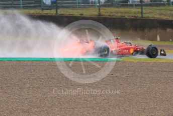 World © Octane Photographic Ltd. Formula 1 – Japanese Grand Prix - Suzuka Circuit, Japan. Friday 7th October 2022. Practice 2. Scuderia Ferrari F1-75 - Carlos Sainz.