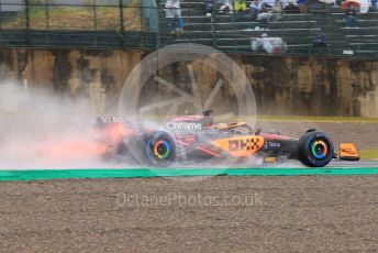 World © Octane Photographic Ltd. Formula 1 – Japanese Grand Prix - Suzuka Circuit, Japan. Friday 7th October 2022. Practice 2. McLaren F1 Team MCL36 - Daniel Ricciardo.