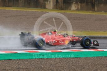 World © Octane Photographic Ltd. Formula 1 – Japanese Grand Prix - Suzuka Circuit, Japan. Friday 7th October 2022. Practice 2. Scuderia Ferrari F1-75 - Carlos Sainz.