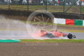 World © Octane Photographic Ltd. Formula 1 – Japanese Grand Prix - Suzuka Circuit, Japan. Friday 7th October 2022. Practice 2. Scuderia Ferrari F1-75 - Carlos Sainz.