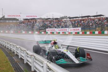 World © Octane Photographic Ltd. Formula 1 – Japanese Grand Prix - Suzuka Circuit, Japan. Friday 7th October 2022. Practice 2. Mercedes-AMG Petronas F1 Team F1 W13 - Lewis Hamilton.