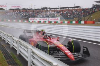 World © Octane Photographic Ltd. Formula 1 – Japanese Grand Prix - Suzuka Circuit, Japan. Friday 7th October 2022. Practice 2. Scuderia Ferrari F1-75 - Carlos Sainz.
