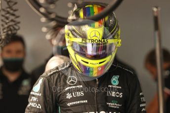 World © Octane Photographic Ltd. Formula 1 – Japanese Grand Prix - Suzuka Circuit, Japan. Friday 7th October 2022. Practice 2. Mercedes-AMG Petronas F1 Team F1 W13 - Lewis Hamilton.