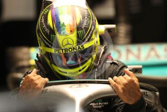 World © Octane Photographic Ltd. Formula 1 – Japanese Grand Prix - Suzuka Circuit, Japan. Friday 7th October 2022. Practice 2. Mercedes-AMG Petronas F1 Team F1 W13 - Lewis Hamilton.