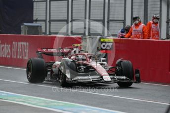 World © Octane Photographic Ltd. Formula 1 – Japanese Grand Prix - Suzuka Circuit, Japan. Friday 7th October 2022. Practice 2. Alfa Romeo F1 Team Orlen C42 - Guanyu Zhou.