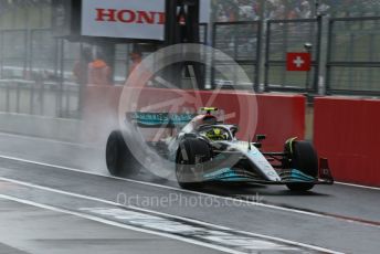 World © Octane Photographic Ltd. Formula 1 – Japanese Grand Prix - Suzuka Circuit, Japan. Friday 7th October 2022. Practice 2. Mercedes-AMG Petronas F1 Team F1 W13 - Lewis Hamilton.