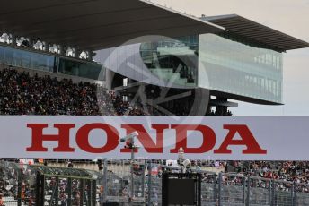 World © Octane Photographic Ltd. Formula 1 – Japanese Grand Prix - Suzuka Circuit, Japan. Saturday 8th October 2022. Practice 3. Honda signage
