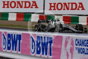 World © Octane Photographic Ltd. Formula 1 – Japanese Grand Prix - Suzuka Circuit, Japan. Saturday 8th October 2022. Practice 3. Scuderia AlphaTauri AT03 - Yuki Tsunoda.