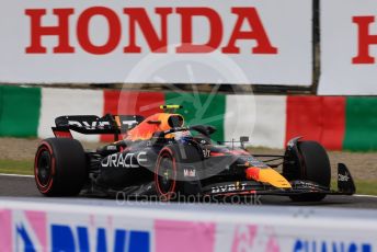 World © Octane Photographic Ltd. Formula 1 – Japanese Grand Prix - Suzuka Circuit, Japan. Saturday 8th October 2022. Practice 3. Oracle Red Bull Racing RB18 – Sergio Perez