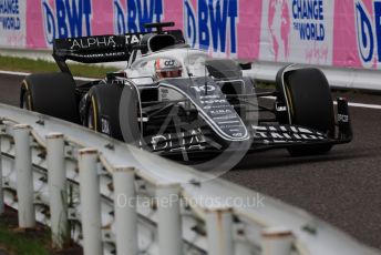 World © Octane Photographic Ltd. Formula 1 – Japanese Grand Prix - Suzuka Circuit, Japan. Saturday 8th October 2022. Practice 3. Scuderia AlphaTauri AT03 - Pierre Gasly.