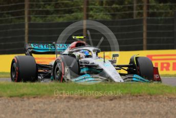 World © Octane Photographic Ltd. Formula 1 – Japanese Grand Prix - Suzuka Circuit, Japan. Saturday 8th October 2022. Practice 3. Mercedes-AMG Petronas F1 Team F1 W13 - Lewis Hamilton.