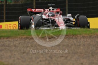 World © Octane Photographic Ltd. Formula 1 – Japanese Grand Prix - Suzuka Circuit, Japan. Saturday 8th October 2022. Practice 3. Alfa Romeo F1 Team Orlen C42 - Valtteri Bottas.