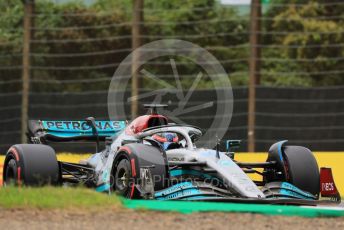 World © Octane Photographic Ltd. Formula 1 – Japanese Grand Prix - Suzuka Circuit, Japan. Saturday 8th October 2022. Practice 3. Mercedes-AMG Petronas F1 Team F1 W13 - George Russell.