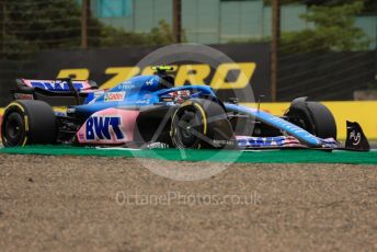 World © Octane Photographic Ltd. Formula 1 – Japanese Grand Prix - Suzuka Circuit, Japan. Saturday 8th October 2022. Practice 3. BWT Alpine F1 Team A522 - Esteban Ocon.