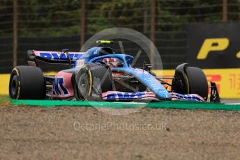 World © Octane Photographic Ltd. Formula 1 – Japanese Grand Prix - Suzuka Circuit, Japan. Saturday 8th October 2022. Practice 3. BWT Alpine F1 Team A522 - Esteban Ocon.