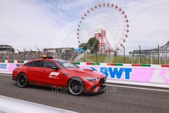 World © Octane Photographic Ltd. Formula 1 – Japanese Grand Prix - Suzuka Circuit, Japan. Saturday 8th October 2022. Practice 3. Safety car in the pit lane