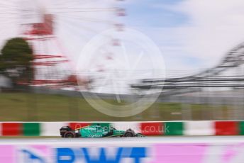 World © Octane Photographic Ltd. Formula 1 – Japanese Grand Prix - Suzuka Circuit, Japan. Saturday 8th October 2022. Practice 3. Aston Martin Aramco Cognizant F1 Team AMR22 - Lance Stroll.