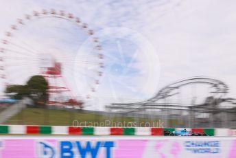 World © Octane Photographic Ltd. Formula 1 – Japanese Grand Prix - Suzuka Circuit, Japan. Saturday 8th October 2022. Practice 3. BWT Alpine F1 Team A522 - Esteban Ocon.