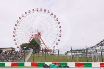 World © Octane Photographic Ltd. Formula 1 – Japanese Grand Prix - Suzuka Circuit, Japan. Saturday 8th October 2022. Practice 3. Aston Martin Aramco Cognizant F1 Team AMR22 - Lance Stroll.