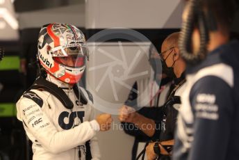 World © Octane Photographic Ltd. Formula 1 – Japanese Grand Prix - Suzuka Circuit, Japan. Saturday 8th October 2022. Practice 3. Scuderia AlphaTauri AT03 - Pierre Gasly.