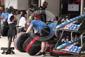 World © Octane Photographic Ltd. Formula 1 – Japanese Grand Prix - Suzuka Circuit, Japan. Saturday 8th October 2022. Practice 3. BWT Alpine F1 Team tyres